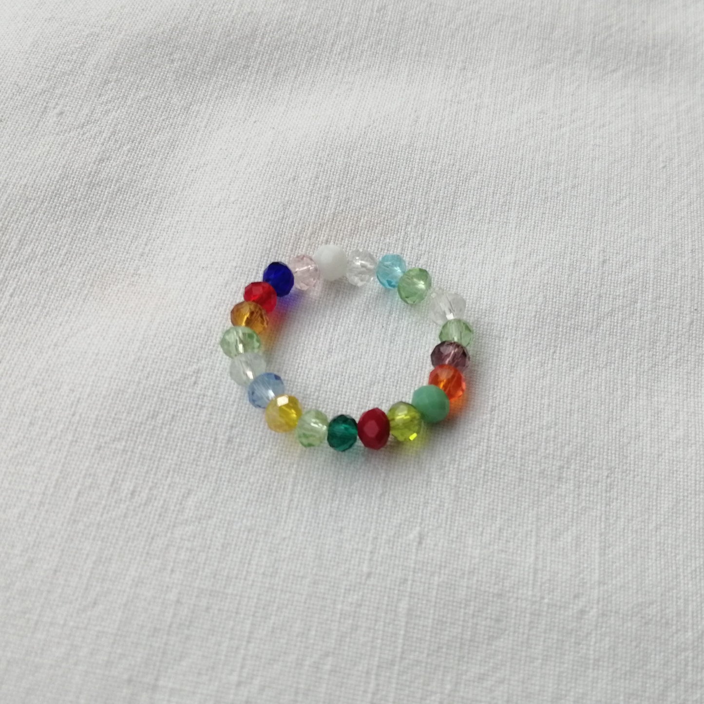 Rainbow Glass ring 🌈