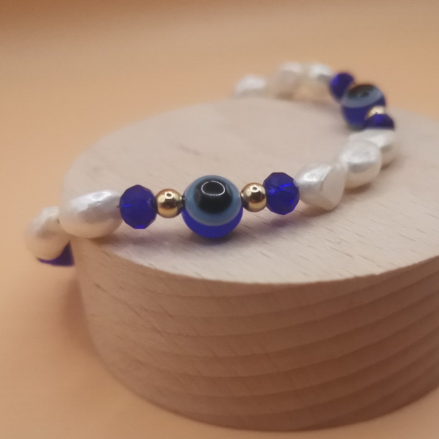 Eye of Allah pearl bracelet
